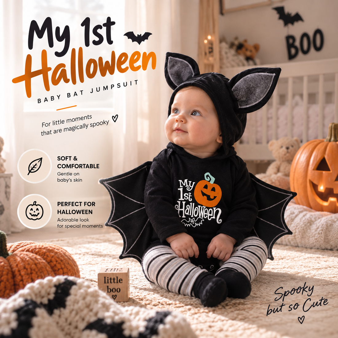 Baby Halloween Bat Costume By Adeniko