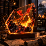 Fire Dragon Halloween Lamp By Adeniko